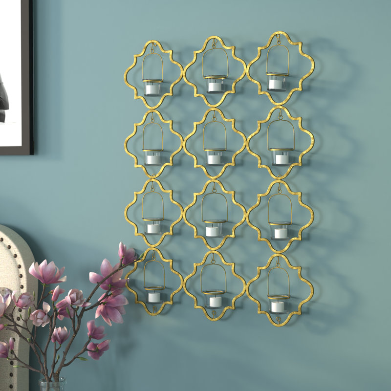 House of Hampton® Candle Holder Backdrop Wall Décor Wayfair